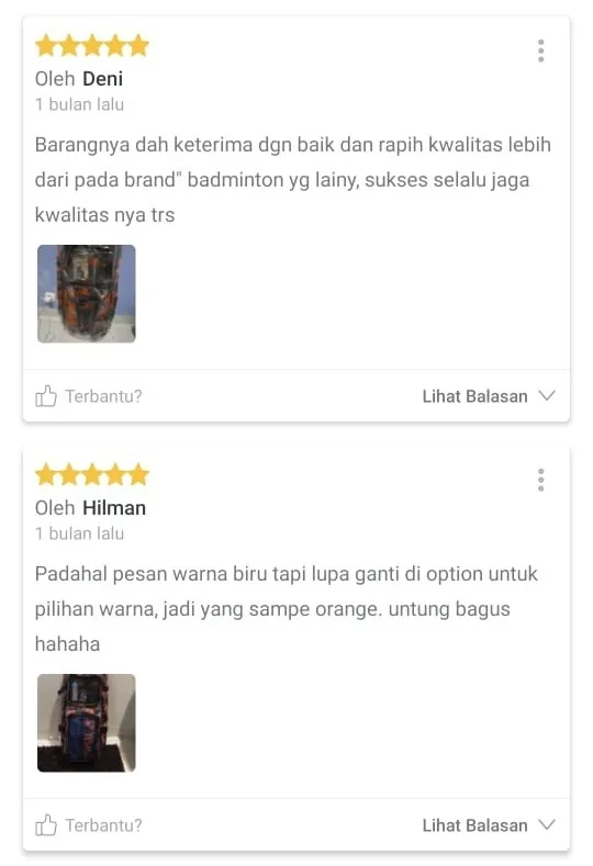 Testimoni Bradders Cakra Bag 4
