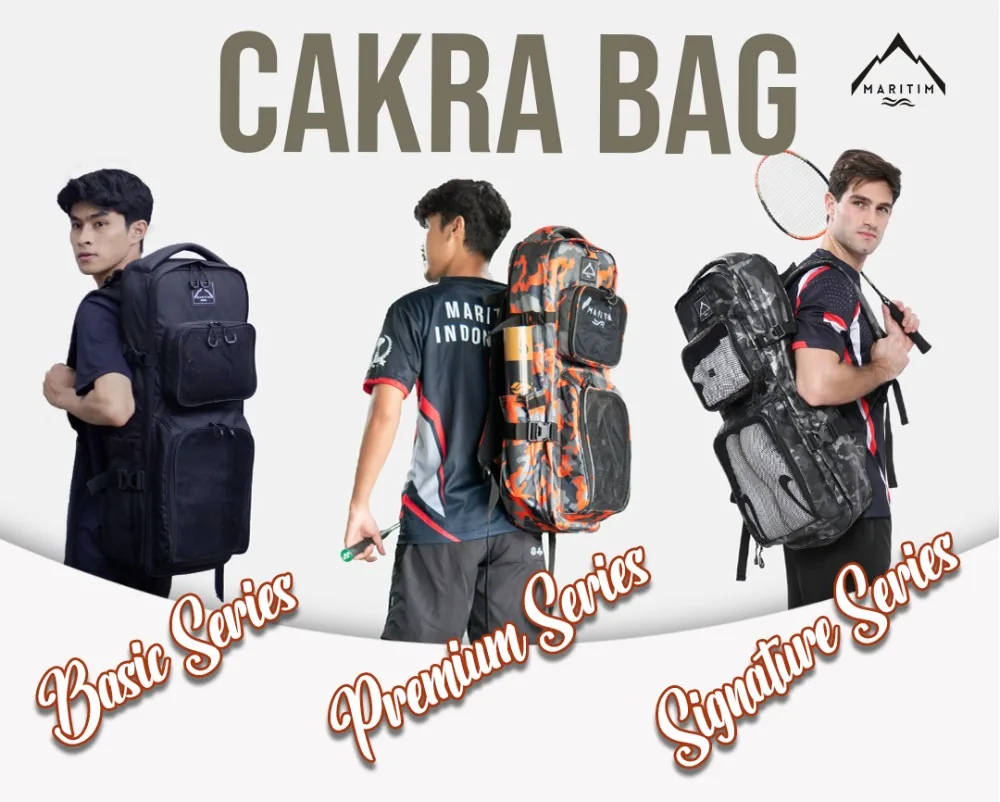 Cakra Bag tersedia dalam 3 varian: Standard, Premium, Signature