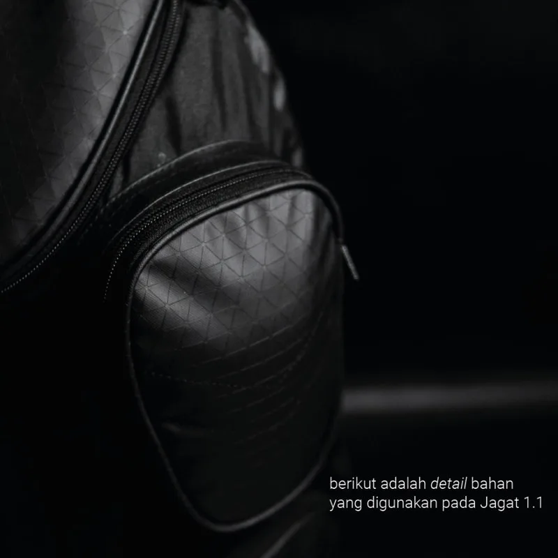 Cordura + Dolby Bimo, waterproof.
