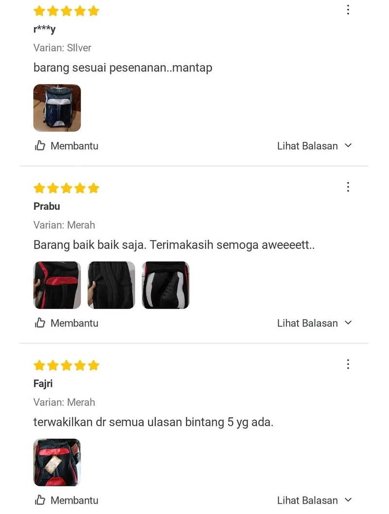Testimoni Ransel Futsal 11