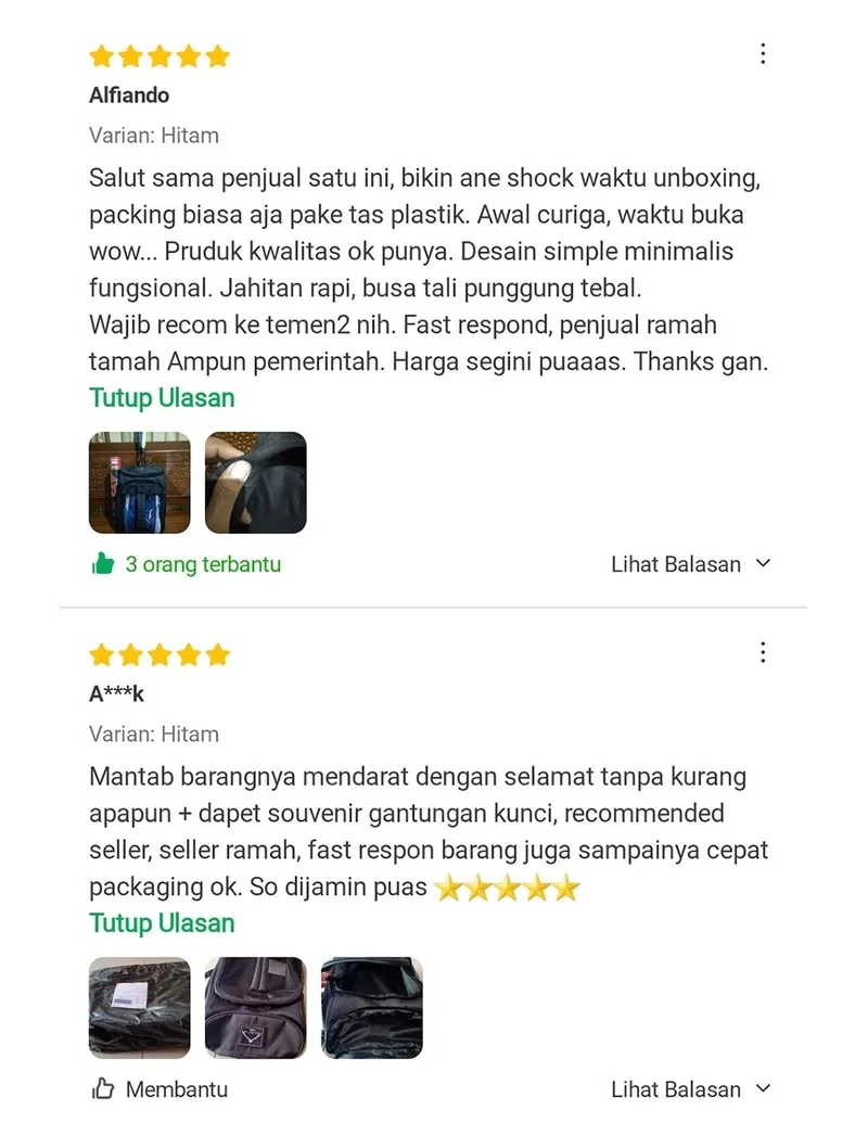 Testimoni Ransel Futsal 2