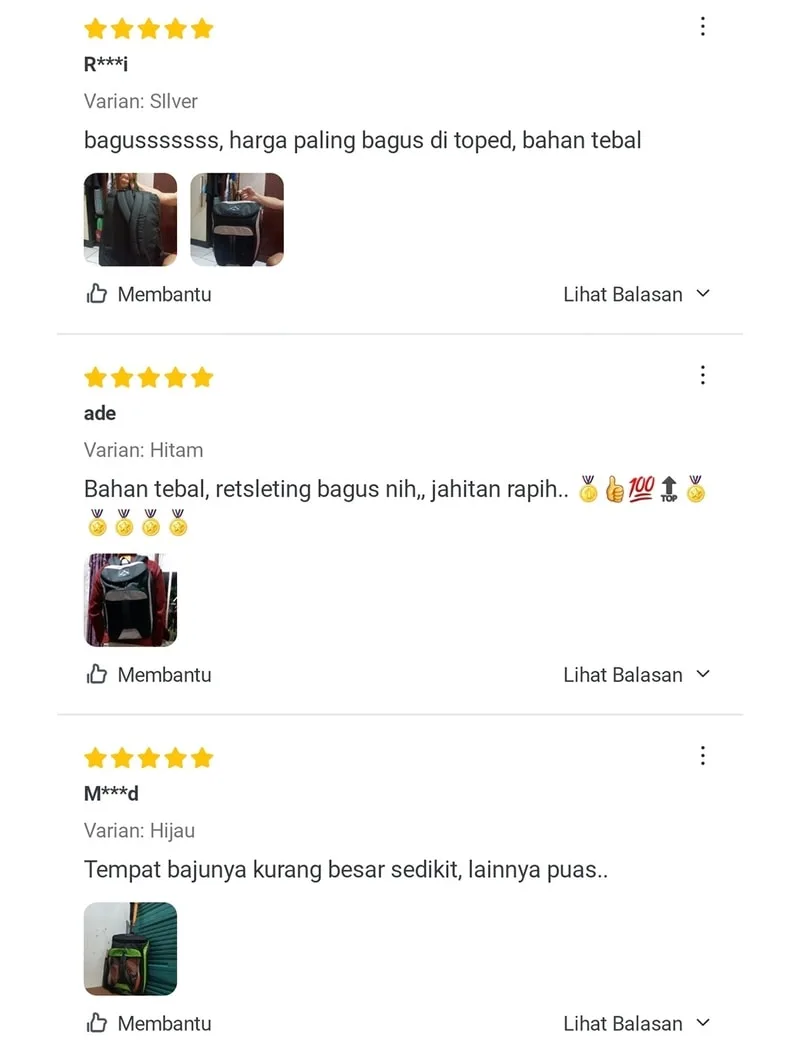 Testimoni Ransel Futsal 3