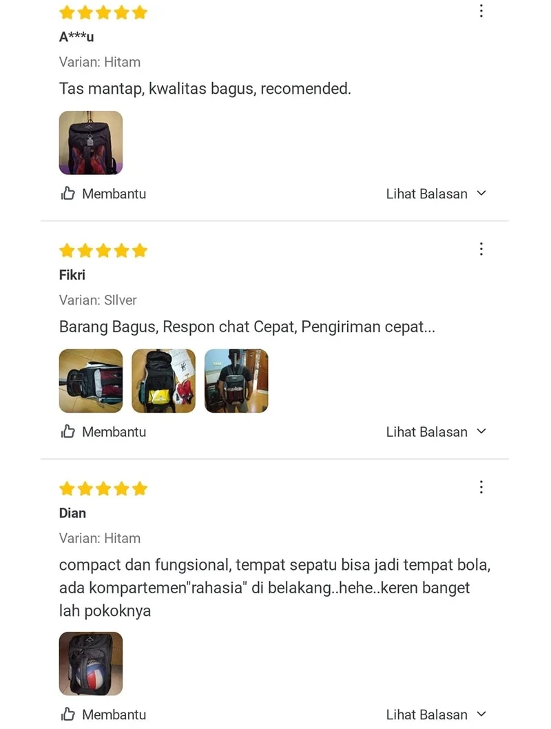Testimoni Ransel Futsal 4