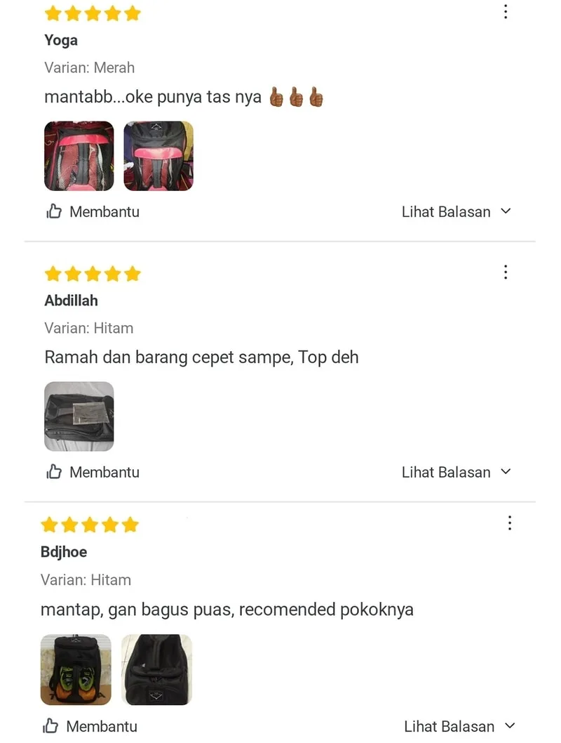 Testimoni Ransel Futsal 9